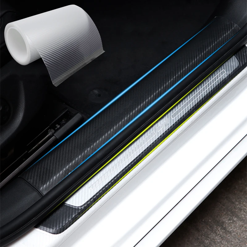 

Universal Car Door Sill Sticker Anti Scratch Transparent Film Protection Style Car Stickers Door Edge Protector Auto Accessories