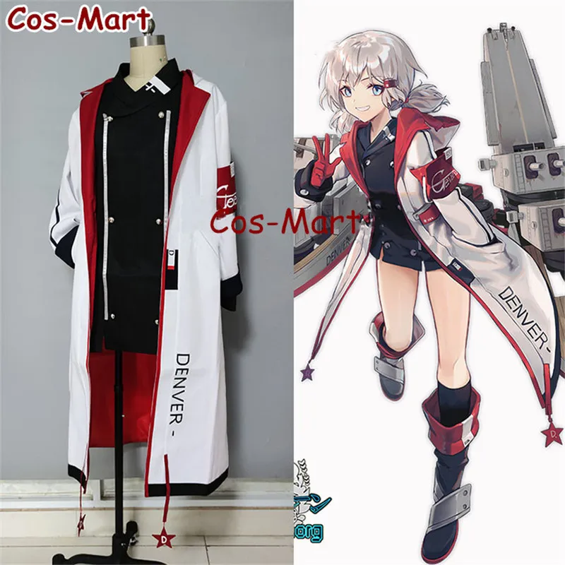 

Hot Game Azur Lane USS Denver Cosplay Costume Fashion Handsome Combat Uniform Activity Party Role Play Clothing Custom-Make Any