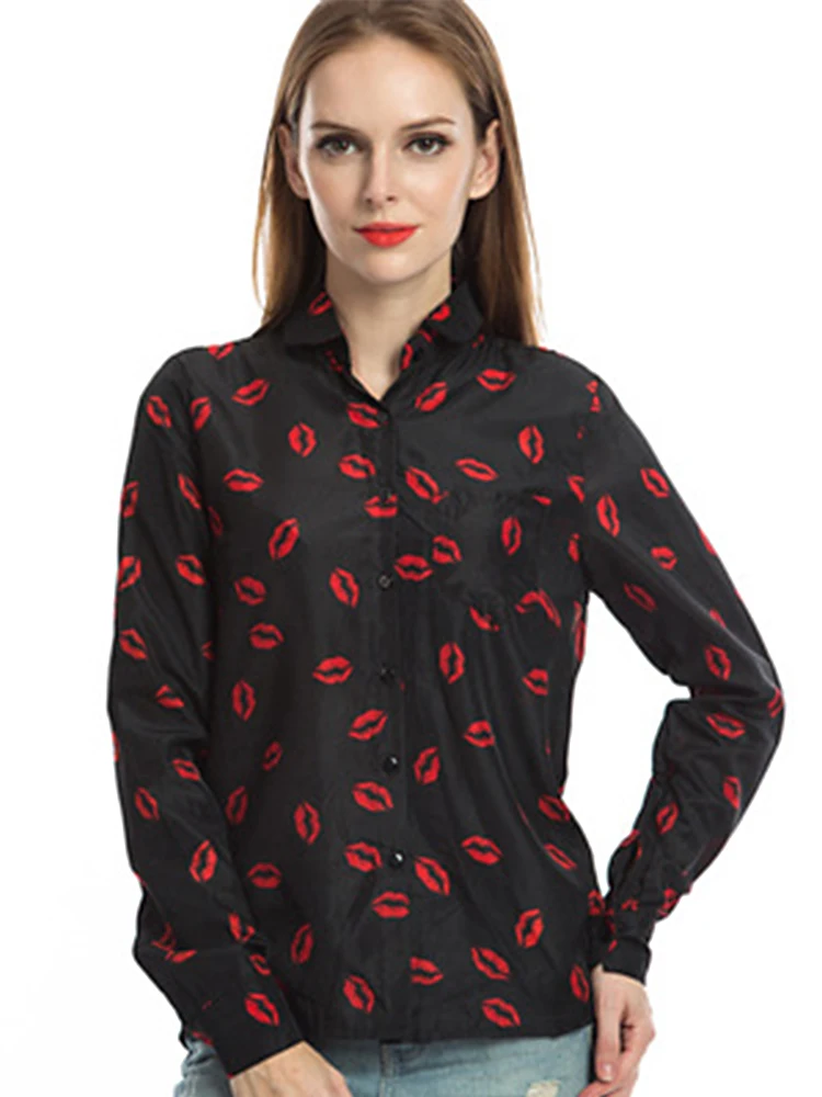 

Summer Clothes For Women y2k Crop Top Women's Casual Fashion Shirt Iapel Iong Sleeve Printed Plaid Bottoming Shirt Chiffon Shirt