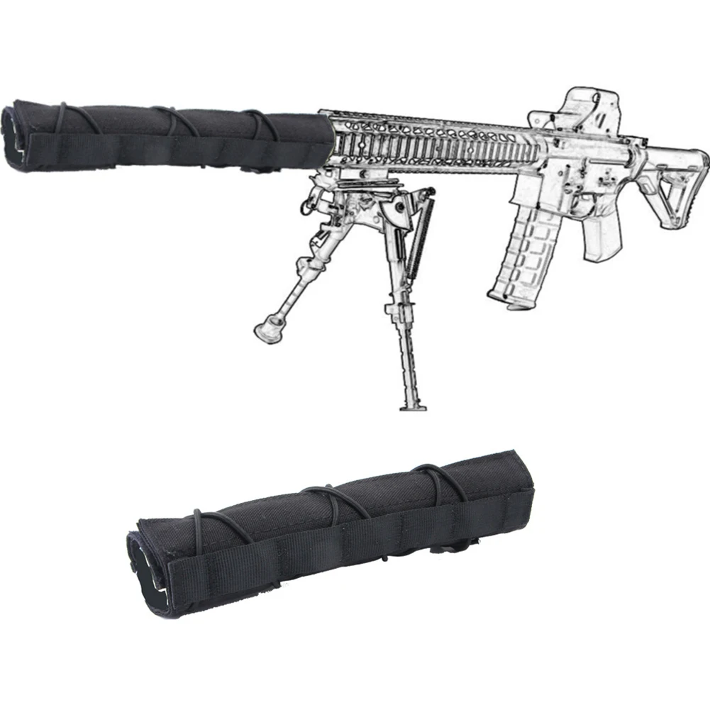 Silencer Suppressor Cover Heat Shield Sleeve Shooting Muffler Baffler Protector Wrap Covers Hunting Accessories | Спорт и