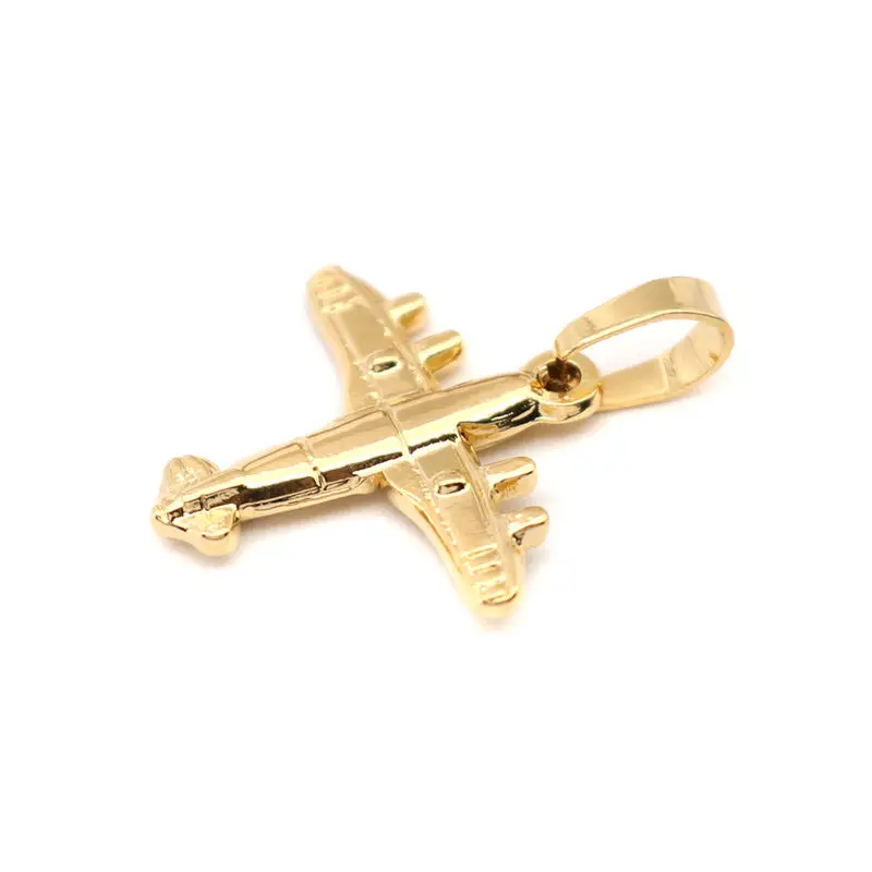 Подвески из нержавеющей стали золотые подвески в виде летательного аппарата