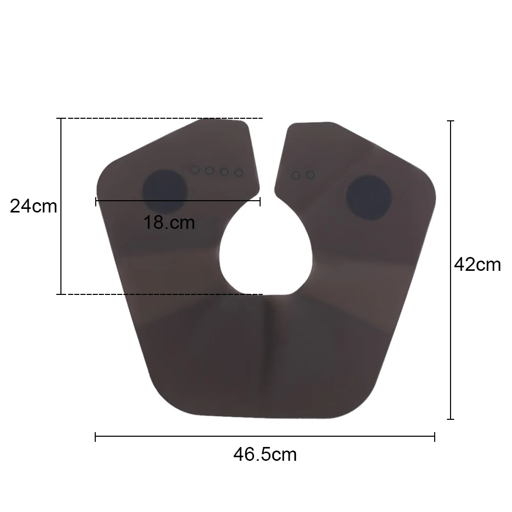 Новый окрашенный шейный ошейник для парикмахерской стрижки черный резиновый