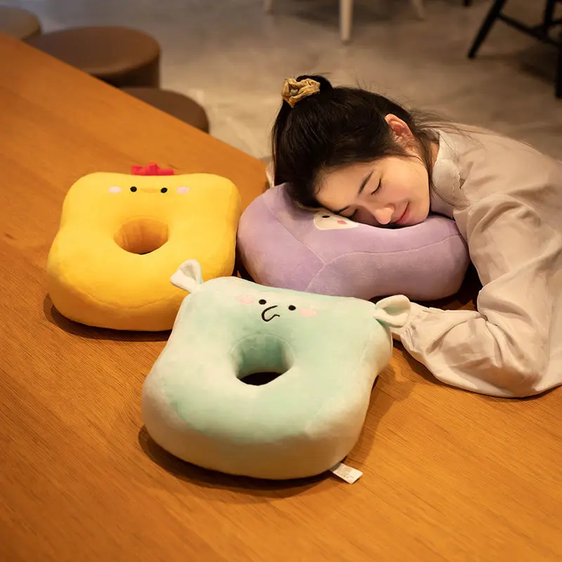 Подушка для сна подушки студентов обеда подогреватель рук Мультяшные