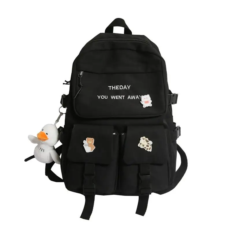 

Женский рюкзак Kawaii, модные милые женские нейлоновые рюкзаки светильник дорожные сумки