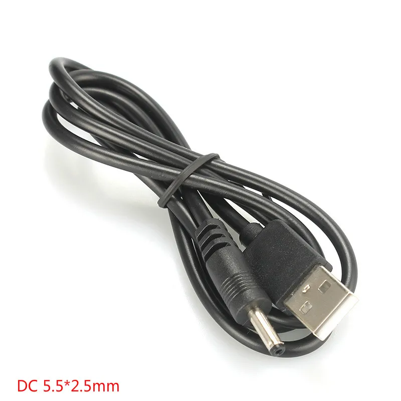 USB Port to 2.5*0.7mm 3.5*1.35mm 4.0*1.7mm 5.5*2.1mm 2.5mm 5V DC Jack Power Cable for Tablet Speaker PC Small Electronic Devices images - 6