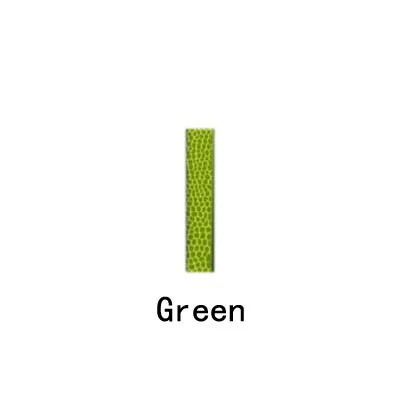 Green В розницу! Кожаный брелок для ключей с цифрами для автомобилей, сделай сам, стразы, буквы, цифры, амулеты 10 мм - Цвет: Green
