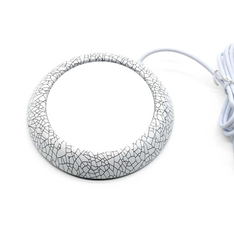 

Round Shape USB Cup Warmer Heat Beverage Mug Mat Keep Drink Warm Heater Portable 27RF