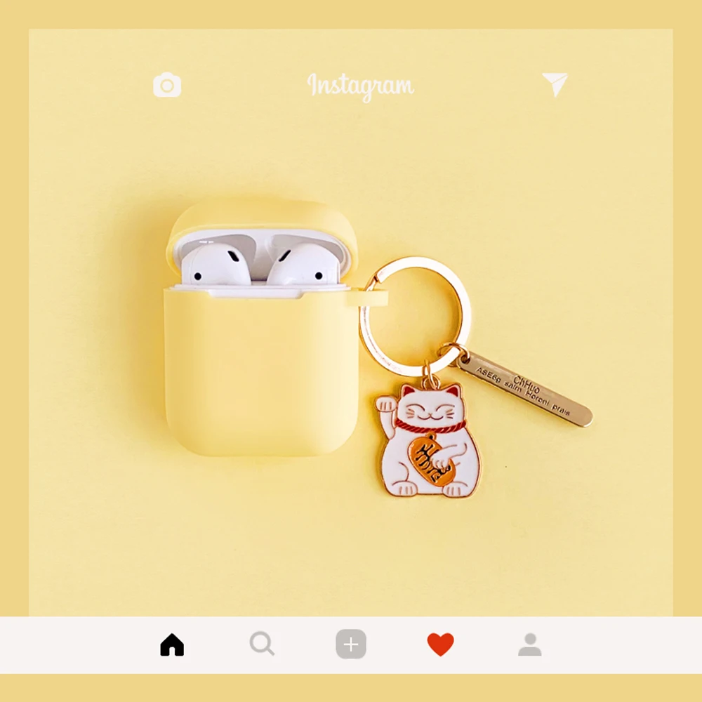 

Cute Japanese Lucky Cat Case for Apple AirPods Pro Case for AirPods 1 2 3 Case Bluetooth Headset Wireless Earphone Accessories