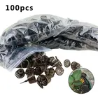 Корзины для удобрений с крышкой, портативные горшки для выращивания растений в саду, бонсай, сельском хозяйстве, аквариуме, 100 шт.упак.