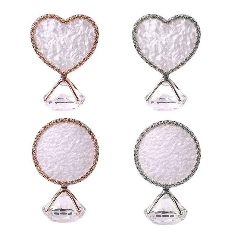 Round Heart Shape Color Mixing DIY Nail Art Display Manicure Tools False Nails Tips Display Board Photo Props