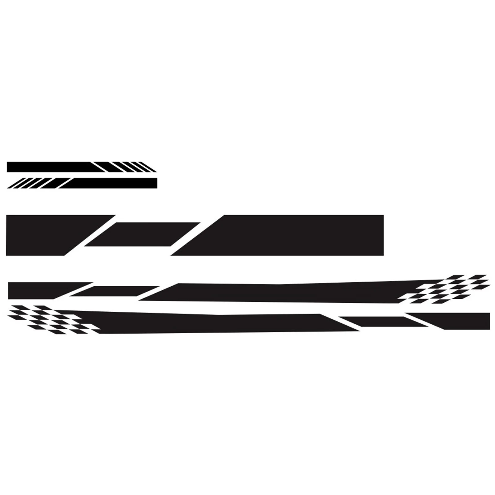 

Универсальный автомобильный Стикеры набор 5 шт. гоночный автомобиль Body боковые крыши капюшон ваши зеркала и добавит позитива Вашей поездке,...