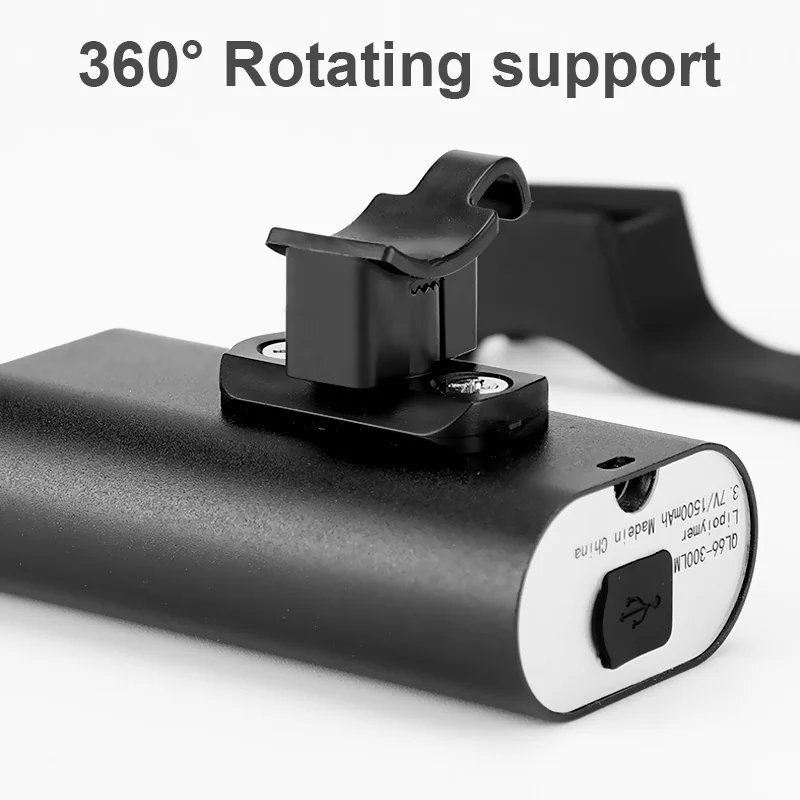 

Super Bright 600LM Bicycle Light 2*T6 LED Bike Front Light USB Charging MTB Bike Headlamp 1500mAh Waterproof Cycling Head Light