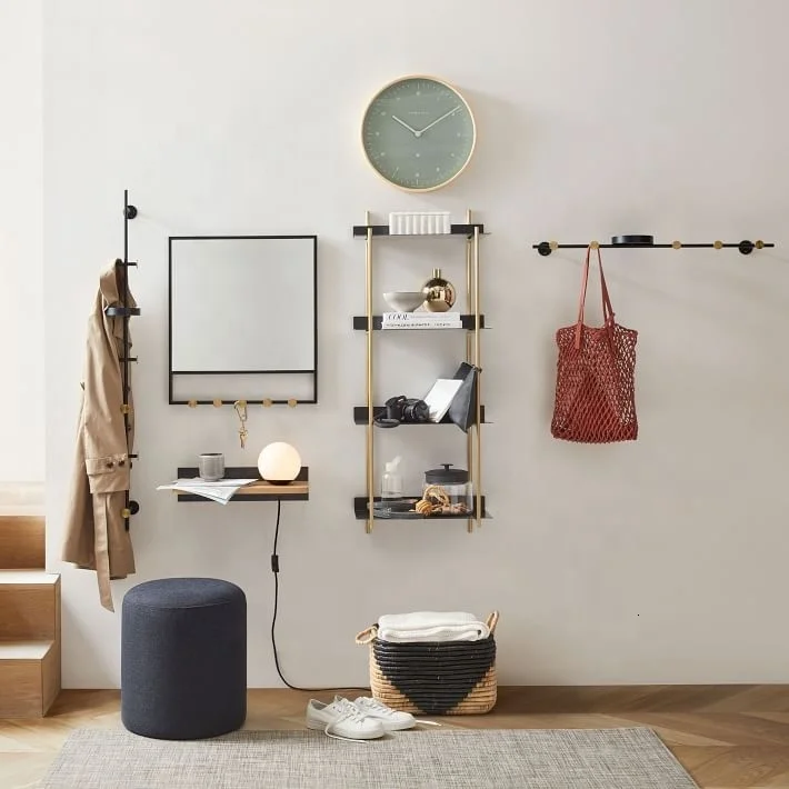 Европейский Декор книжная полка светодиодный настенный светильник под старину