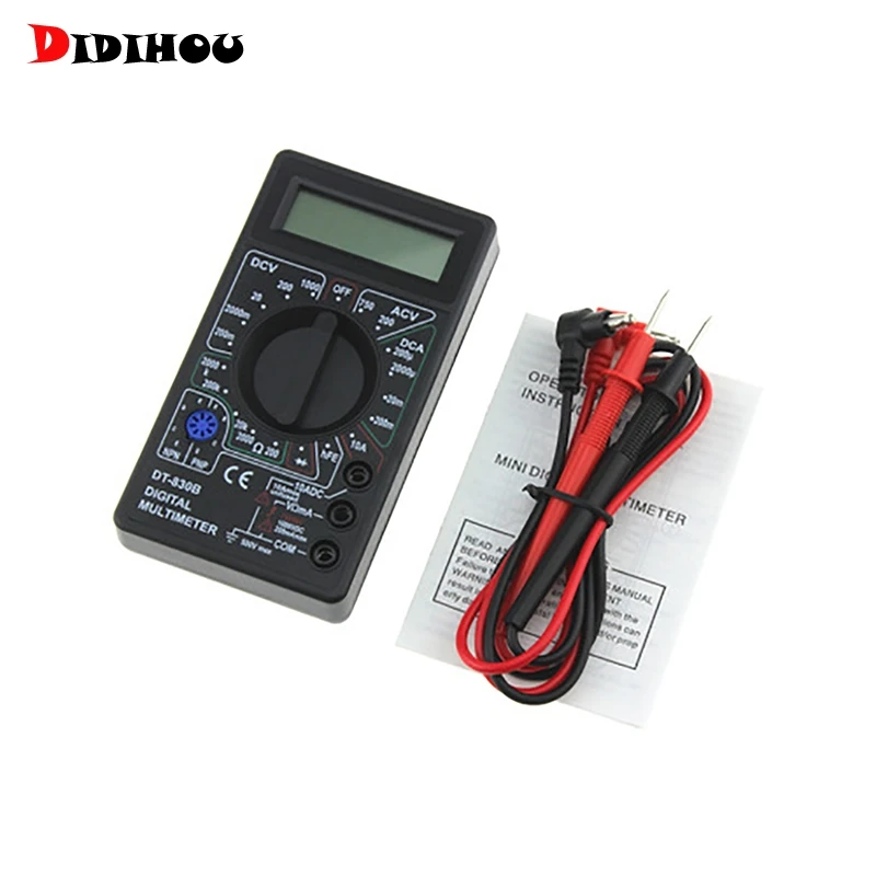 1 шт. ЖК-цифровой мультиметр Вольтметр Амперметр Омметр dc10 в ~ 1000 В 10A AC 750 Текущий