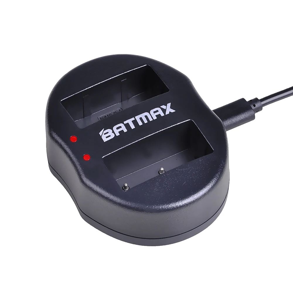 Аккумуляторная батарея Batmax 3pc NP-W126 NP W126 + двойное зарядное устройство USB для Fujifilm