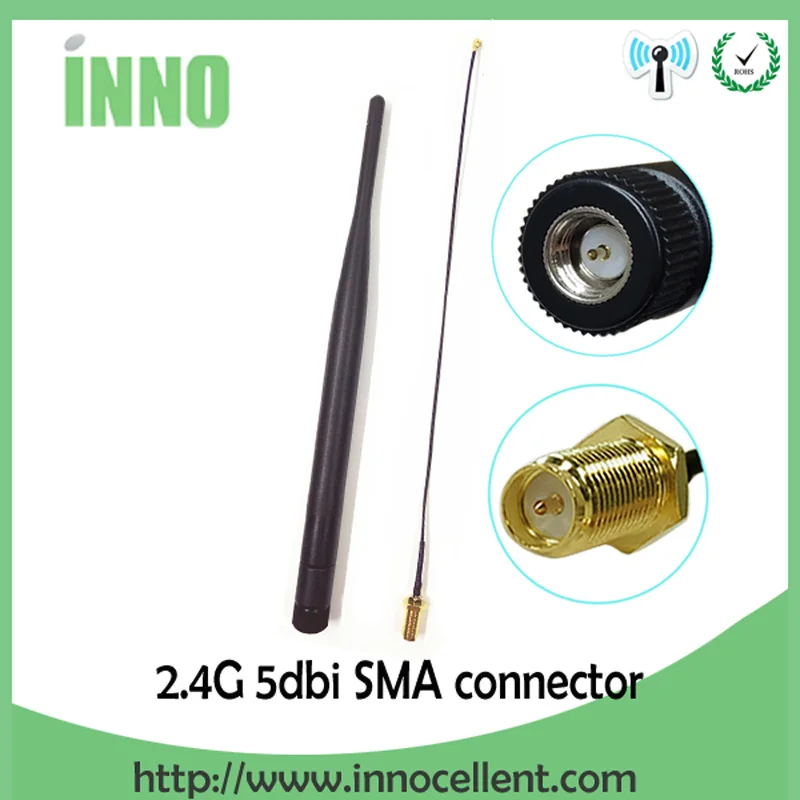 2 4 ГГц антенна wifi 5dBi SMA разъем для маршрутизатора Wi fi усилитель + 21 см ufl./ IPX 1 13
