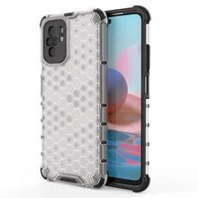 For Xiaomi Redmi Note 10 Pro Case Shockproof Armor Bumper Phone Cover For Redmi Note10 10S 4G Transparent Protection Fundas
