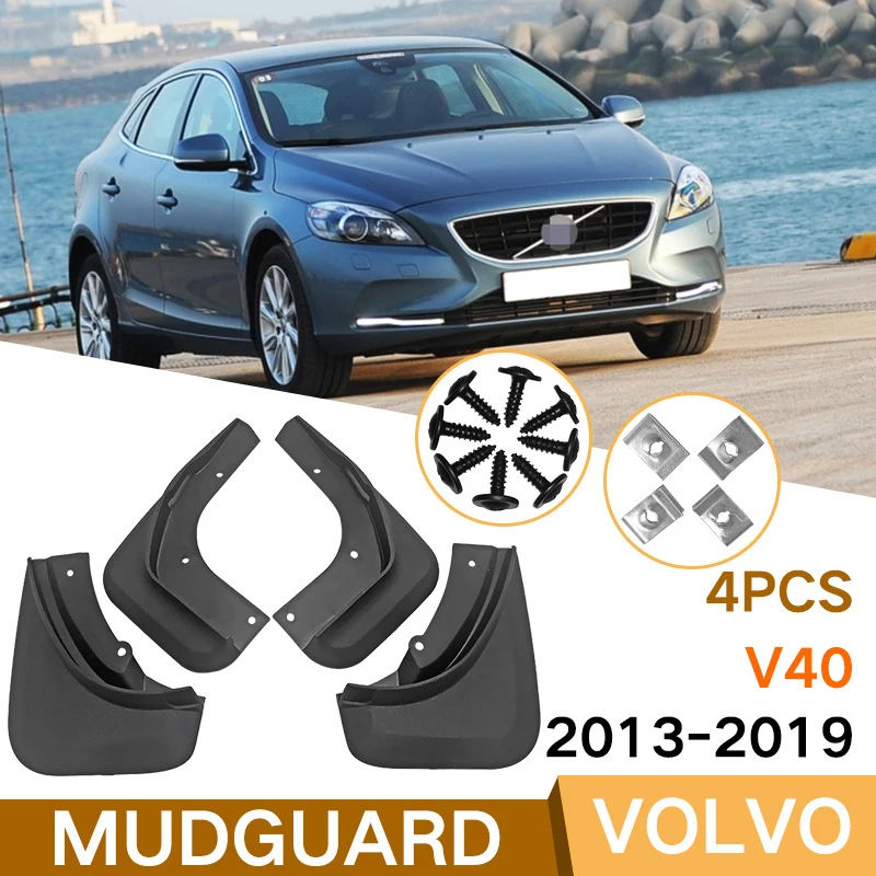 

Mud Flaps Mudflaps Splash Guards Front Rear Mudguards Fender Accessories For Volvo V40 2013 2014 2015 2016 2017 2018 2019