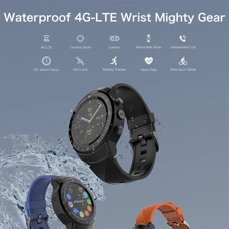 LTE 4G Смарт часы Android телефон DA09 3 ГБ+ 32 ГБ трекер сердечного ритма для Android iOS Smartwatch водонепроницаемый для HUAWEI Watch 2 GT