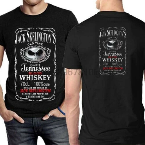 Футболка &quotКошмар перед Рождеством&quot [2 стороны] новая футболка для мужчин |