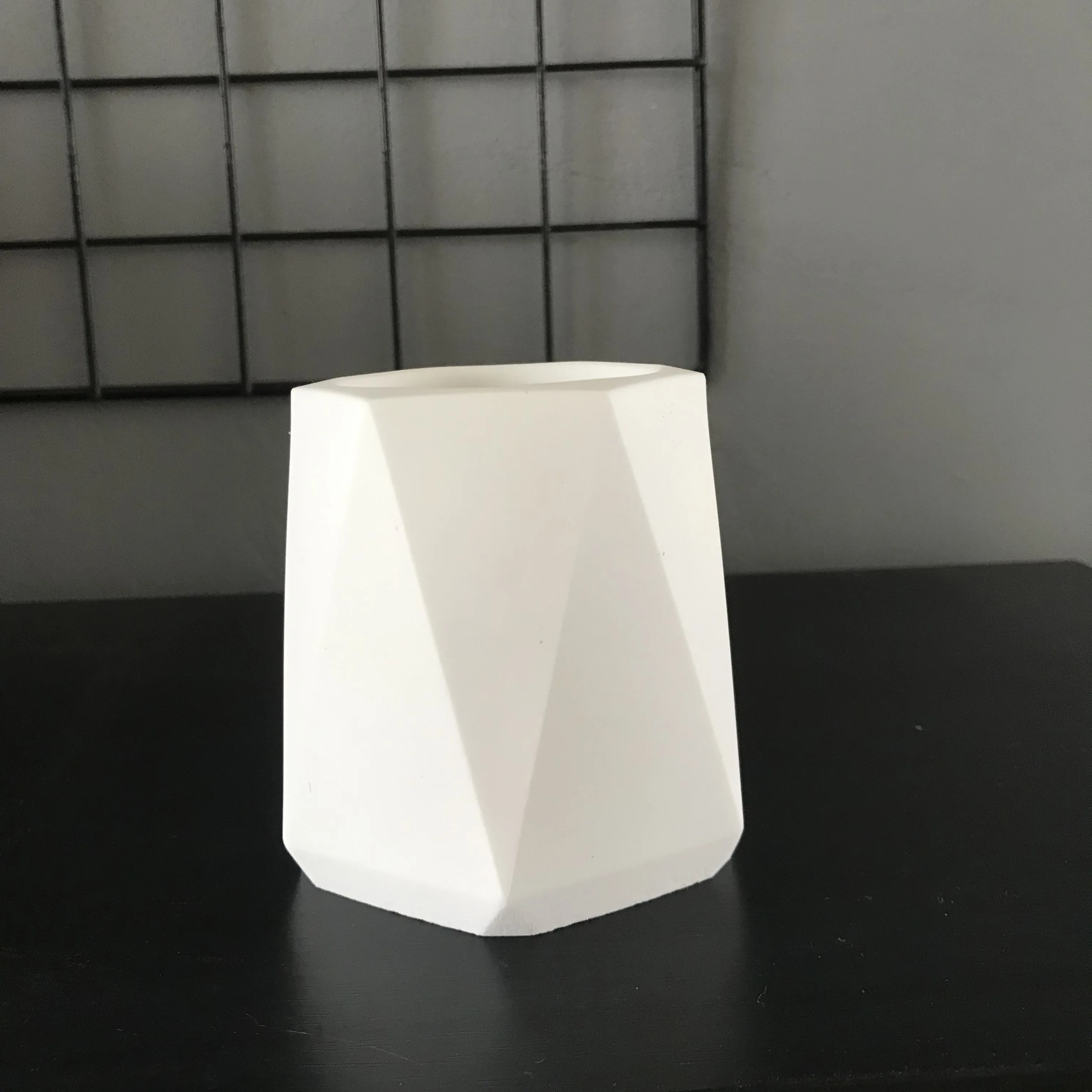 Handmade Concrete Silicone Pot Mold Big Cement Planter Making Polymer Resin Craft Clay Pen Holder Mould | Дом и сад