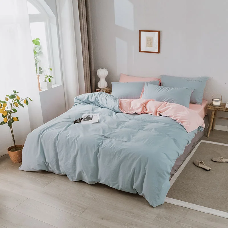 Alanna Модный комплект постельного белья из чистого хлопка а/б двусторонний узор