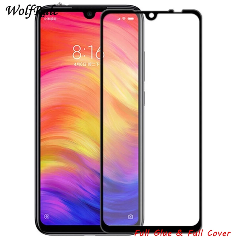 2 шт. Защита для ЖК экрана Xiaomi Redmi Note 8 полное клеевое стекло закаленное 8|Защитные