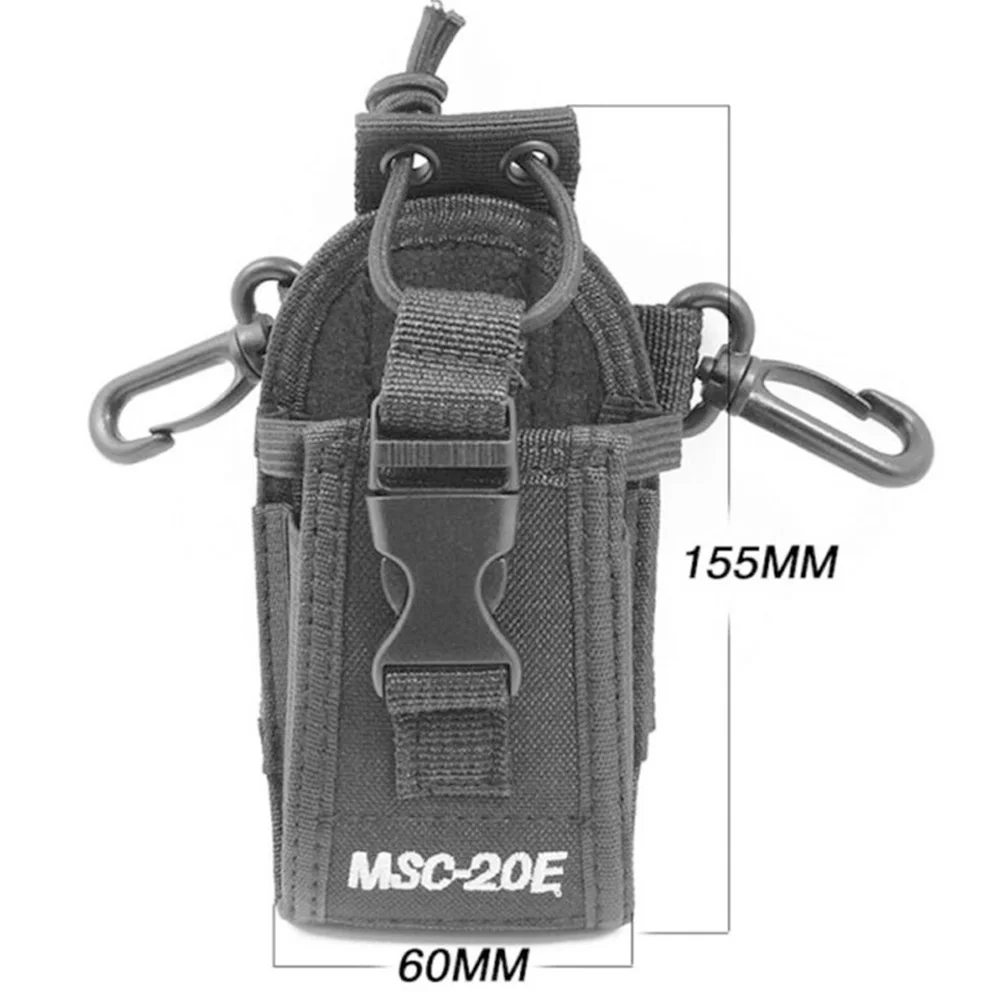

Walkie Talkie Pouch Case Holder Radio Nylon Bags Fit For BAOFENG UV-5R/Kenwood