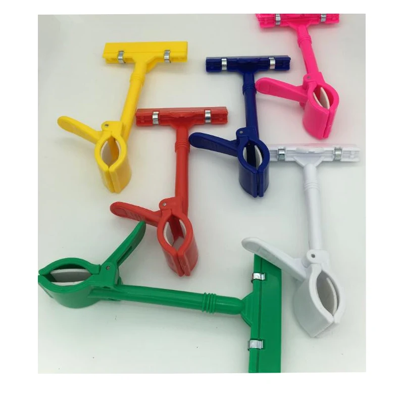 

5pcs New arrival supermarket POP mechanical clip/double head AD clip/universal manipulator clip/advertising Promotion label clip