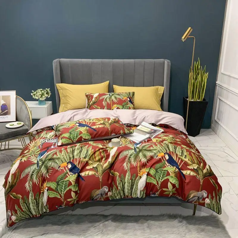 

Bed sheet set Family set Twin Queen King size 4Pieces