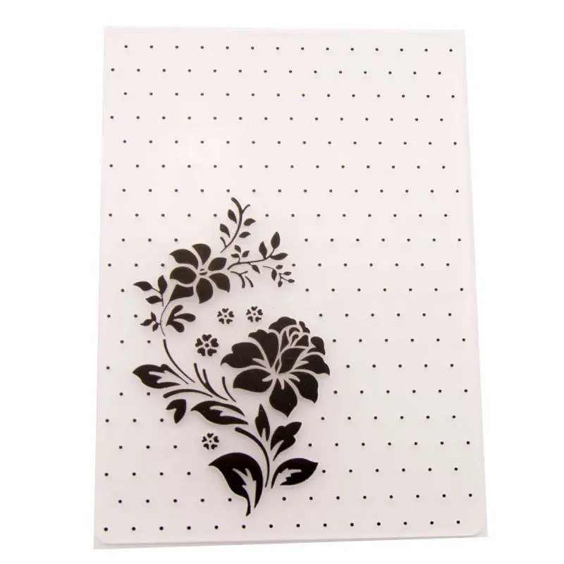 Цветок розы папки для тиснения пластиковый с тиснением папка скрапбукинга DIY