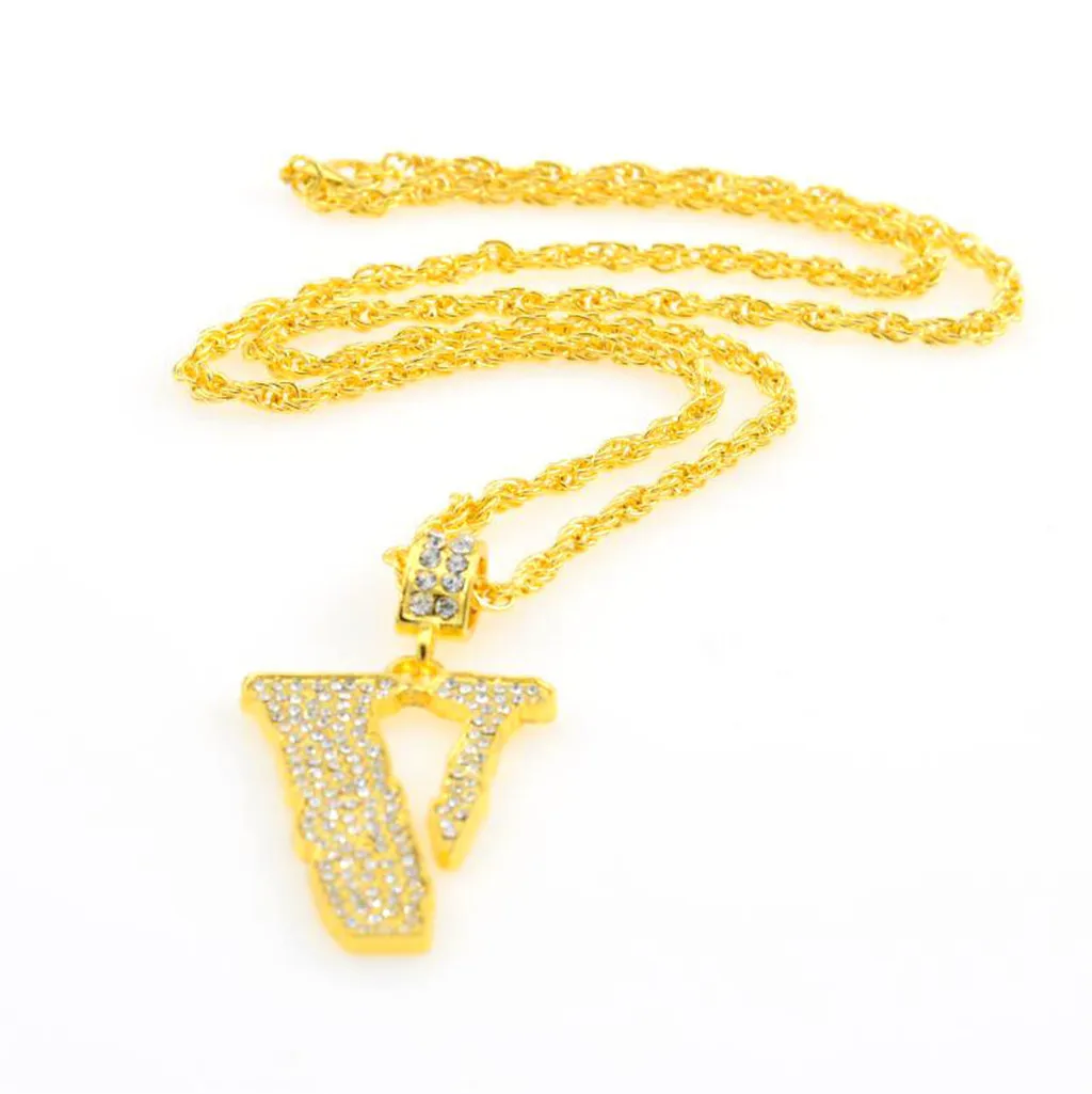 Лидер продаж модное мужское ожерелье бренд Tide хип хоп Мужская подвеска полностью