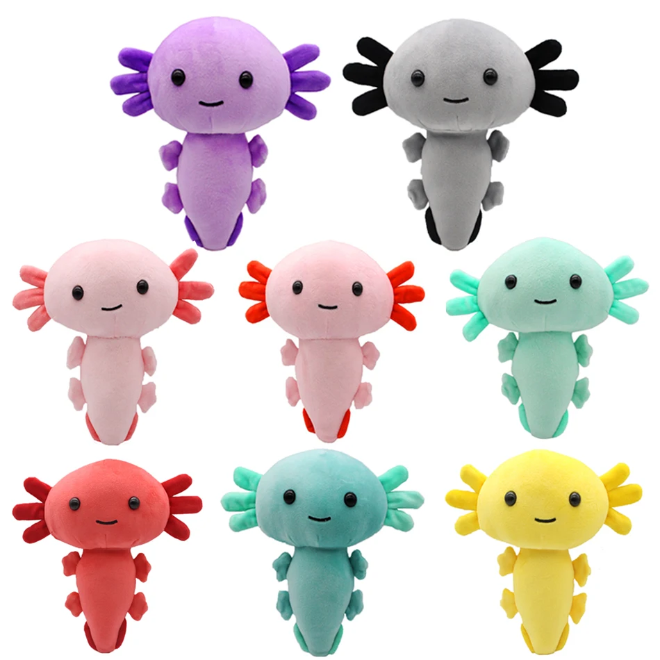 

Axolotl Plush Toy Kawaii Animal Axolotl Plushies Figure Doll Toy Cartoon Axolotl Stuffed Doll Gifts For Kids Girls Pillow Toys