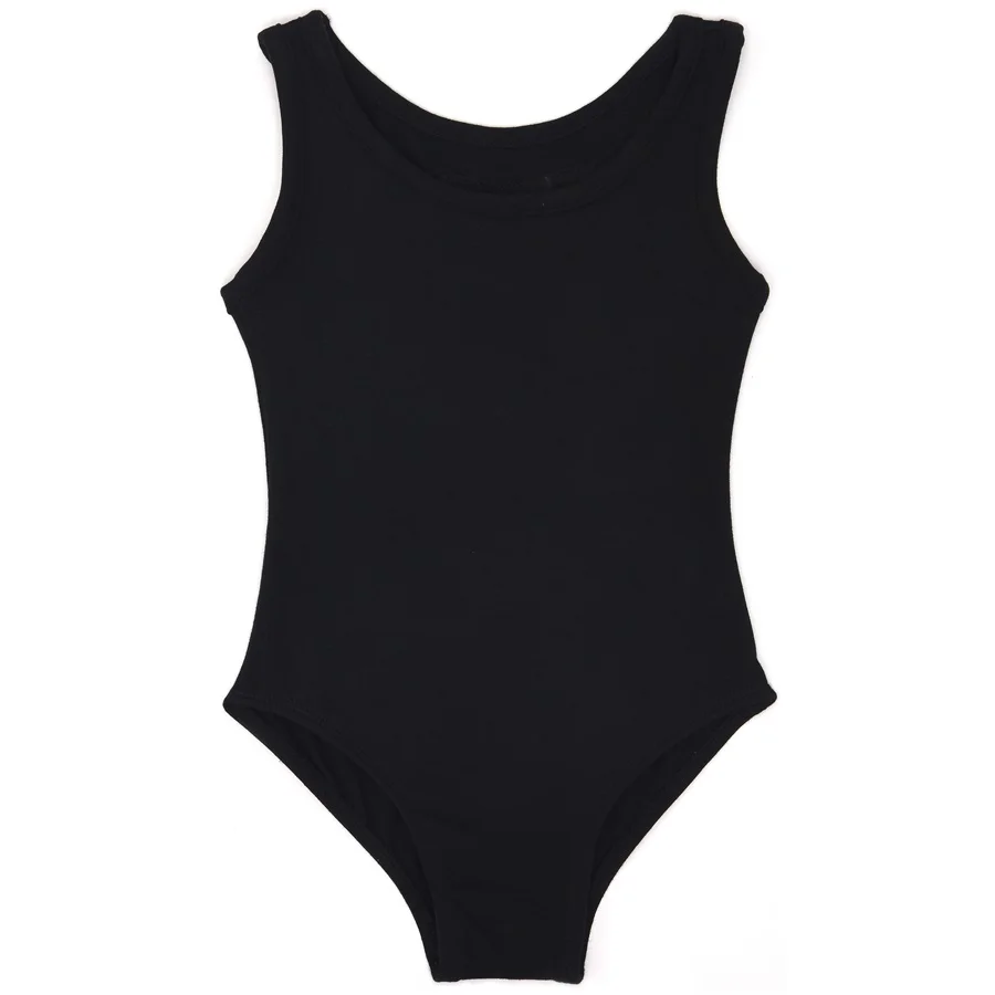 Детское балетное трико без рукавов для девочек боди балета гимнастики