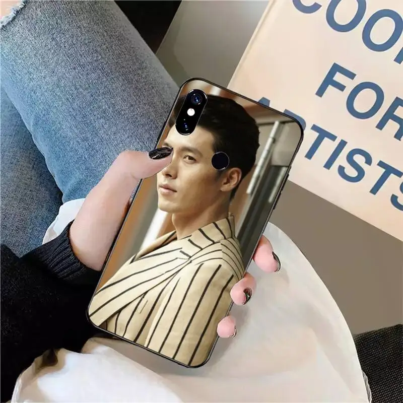 

Hyun Bin famous actor Phone Case For Xiaomi Redmi note 7 8 9 t max3 s 10 pro lite coque funda shell cover