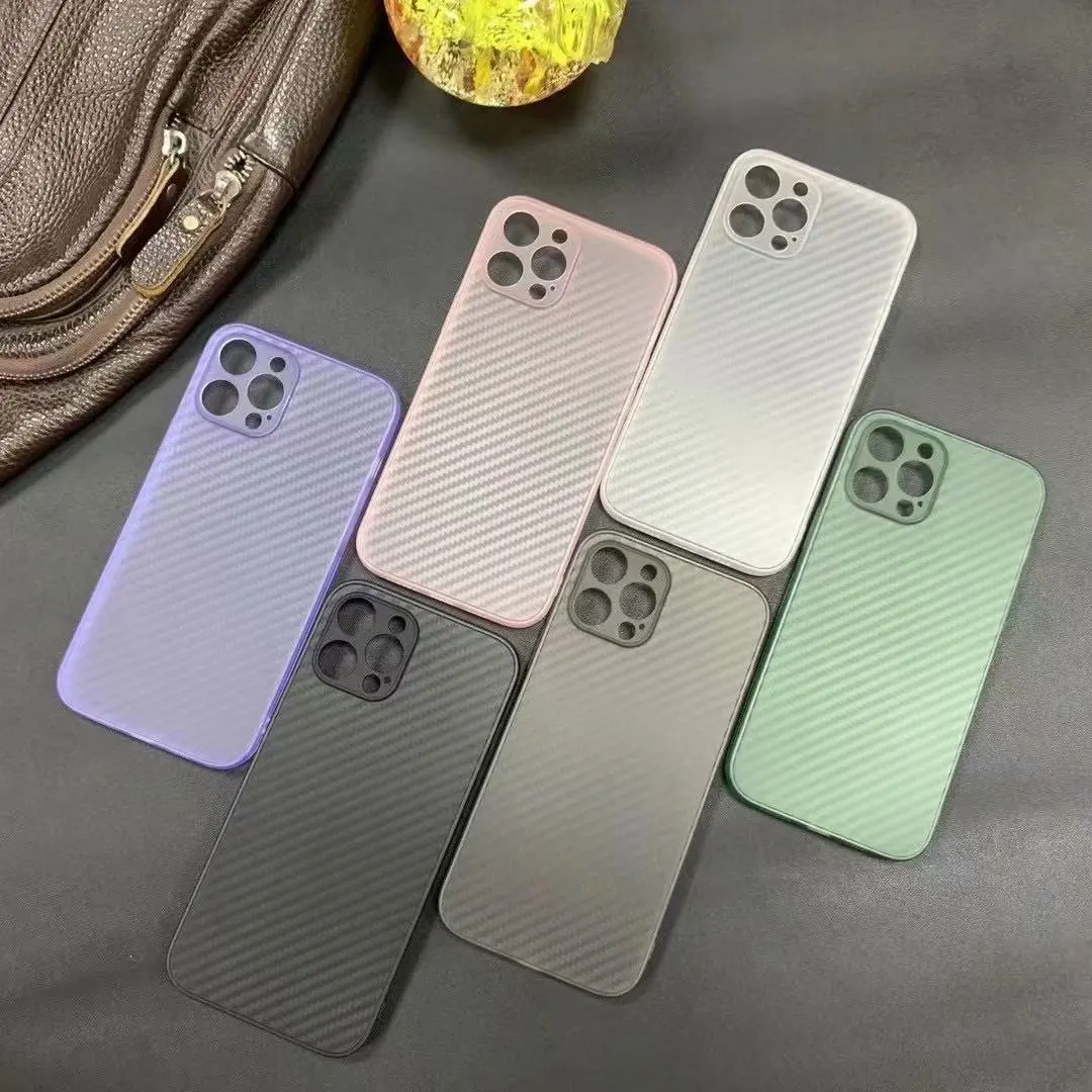 

For Apple iphone 12 11 Pro Max Case Soft Ultra-thin carbon fiber Slim protective Back Cover Case For iphone XS Max XR Shell