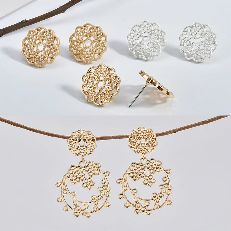 Ouemey аксессуары ручной работы из Золотого Сплава модные серьги-Крючки с модным