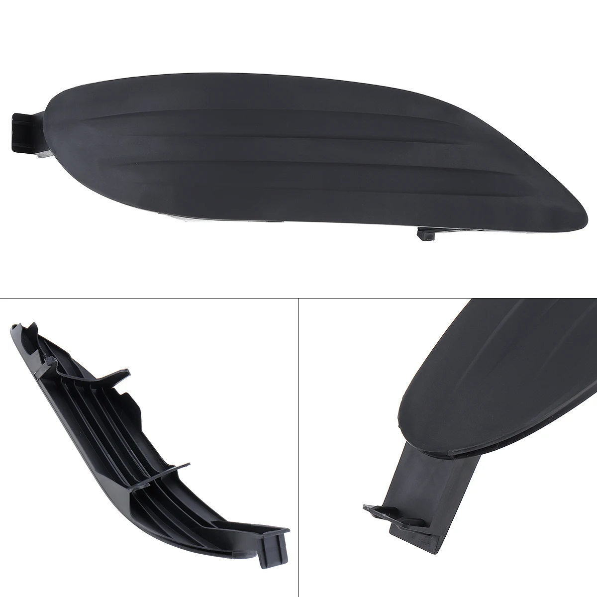 1 шт. пластиковая черная противотуманная фара крышка бампера вставка правая