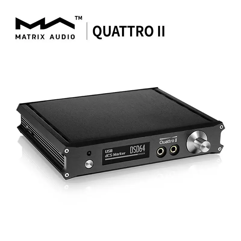 

MATRIX QUATTRO II 32Bit/384kHz DAC & Pre amp & Headphone Amplifier with Remote Control