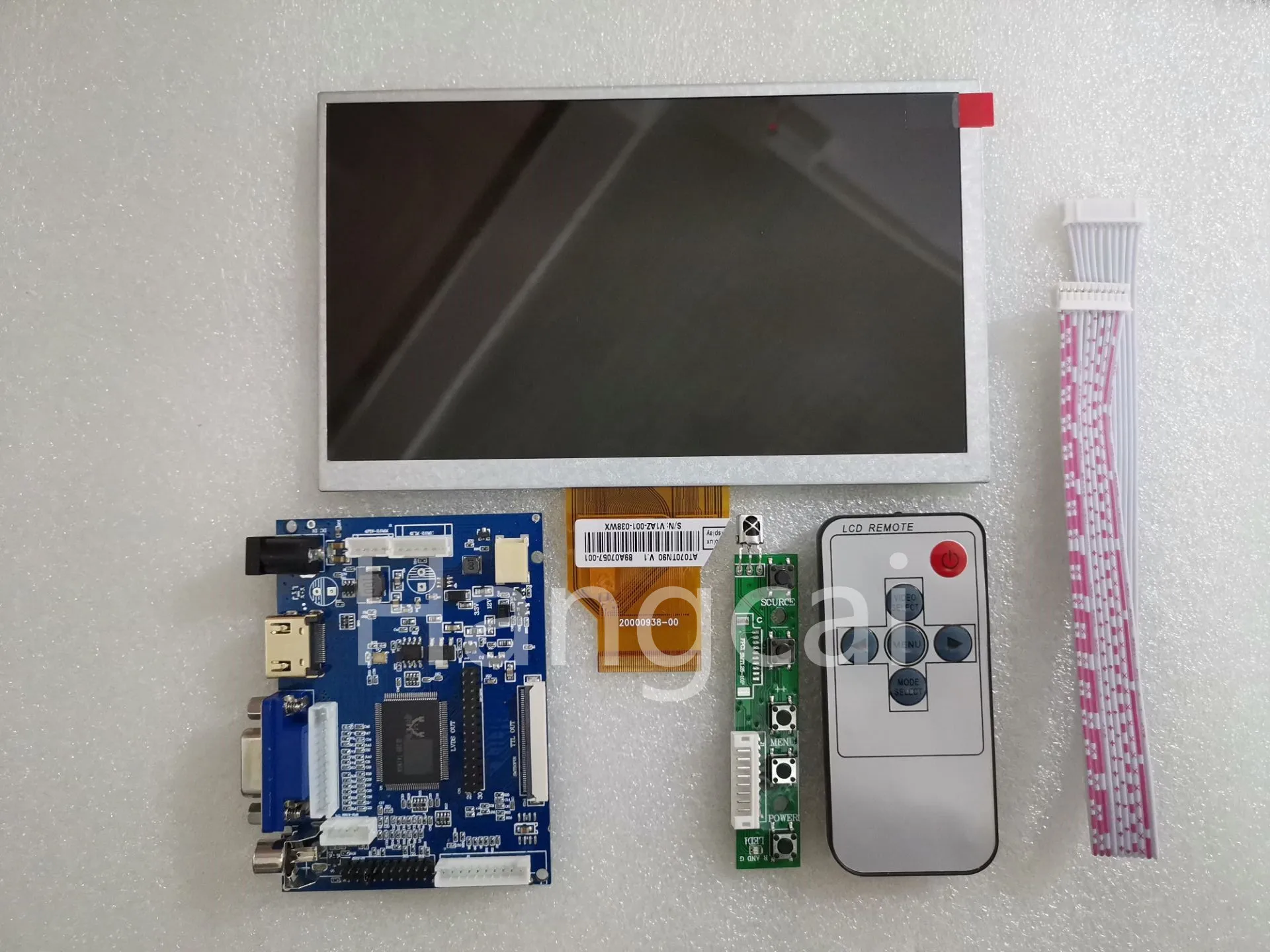 Плата контроллера LCD TTL LVDS HDMI VGA 2AV 50 PIN для AT070TN90 v.1 20000938 00 поддержка автоматической