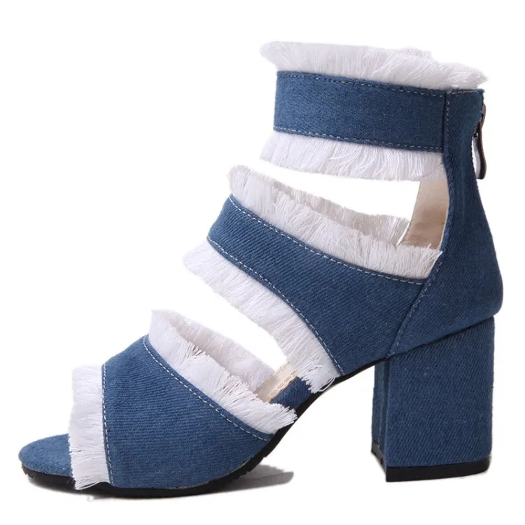 

Big Size Simple sandals high heels sandals women shoes woman summer ladies