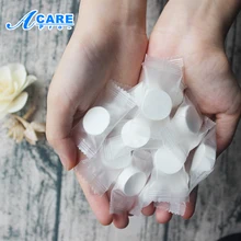 Compressed Facial Bamboo Charcoal Mask Paper Disposable Wrapped DIY Masks Paper Natural Face Skin Care Makeup Beauty Tools
