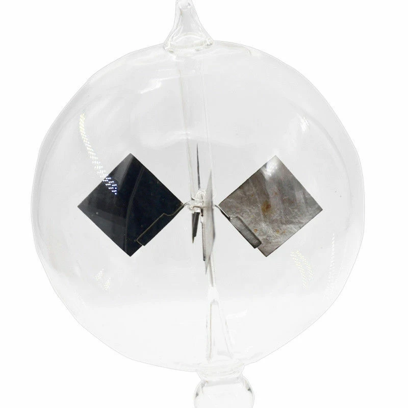 Прозрачный солнечный радиометр свет вращающиеся лопасти стеклянный научный