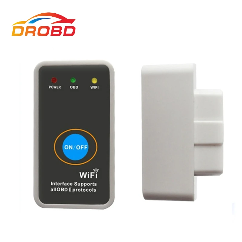 Новый мини ELM327 V1.5 WiFi с выключателем код ридер диагностический инструмент Супер