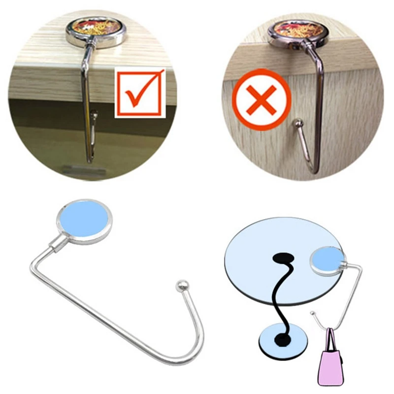 Креативная вешалка на крючок для сумок портативная настольная держатель