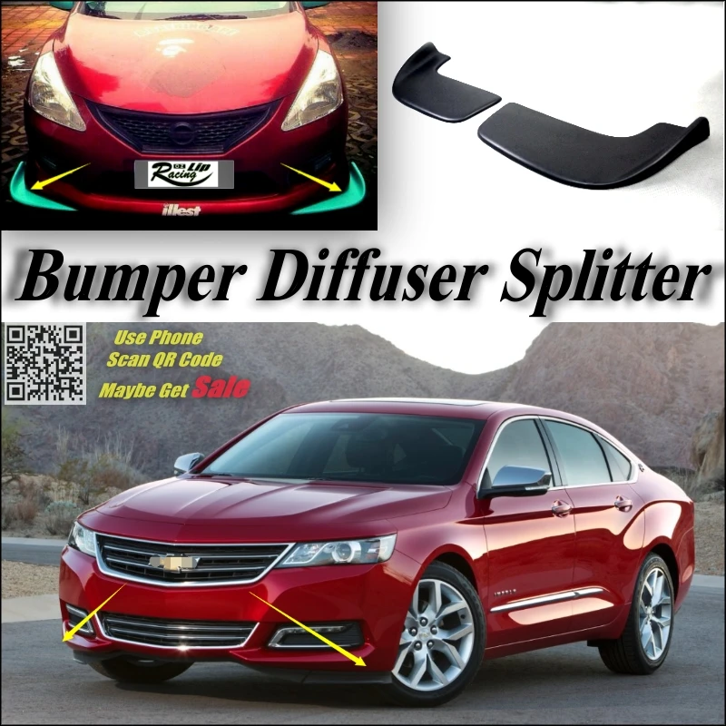 Автомобильный Разветвитель диффузор бампер утка губа ДЛЯ Chevrolet Импала Набор для