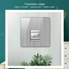 Двухсторонний настенный клейкий крючок, 2 шт., паста, держатель для штепсельной вилки, фиксация штепсельной вилки, водонепроницаемый многоразовый Новый