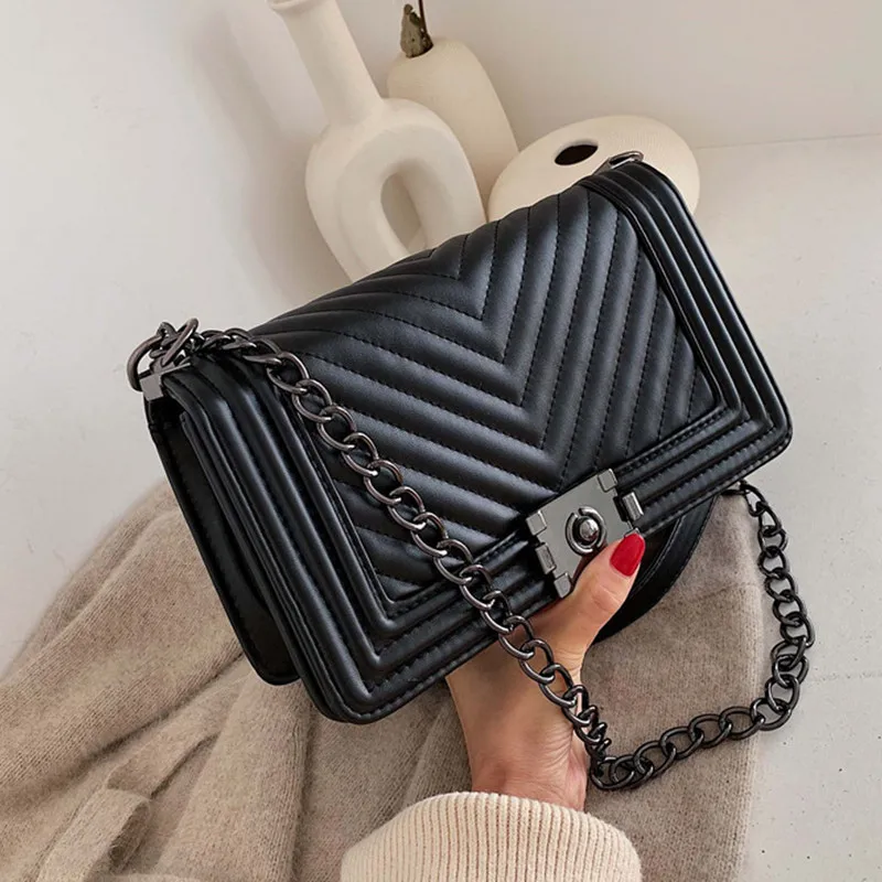 Дизайнерские Роскошные сумочки Брендовые женские модные сумки на цепочке через