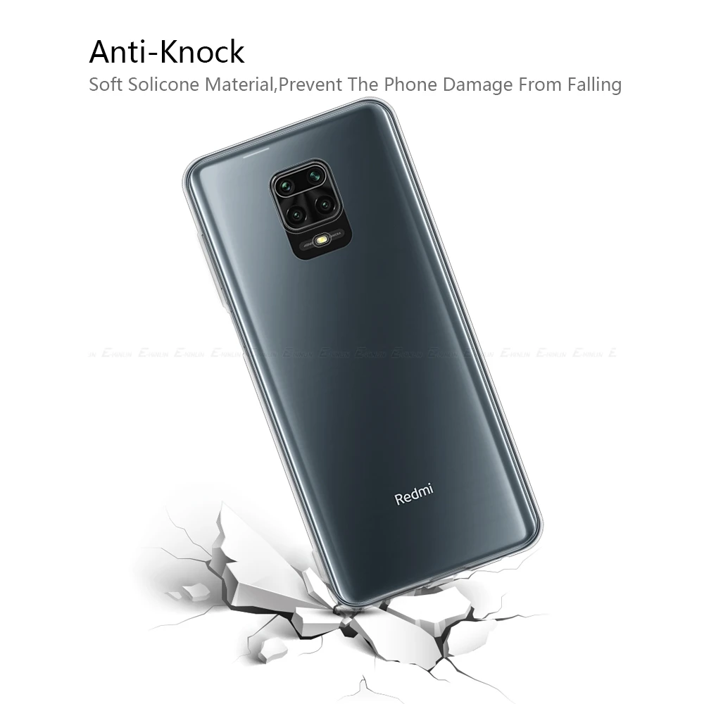 Силиконовый тонкий прозрачный мягкий чехол для Xiaomi Redmi Note 10T 10 10S 5 6 7S 8 8T 9 Power 9T Prime 9S