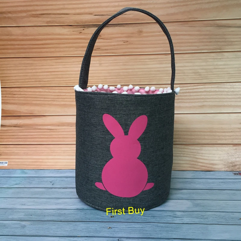 30 шт./лот монограмма персонализированная сублимационная Пасхальная корзина для